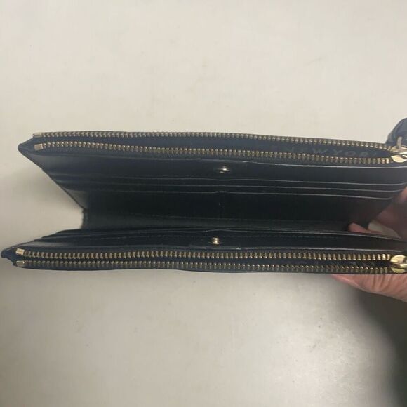 KATE SPADE Women’s Wallet V095 Black Zipper & Snap Closure 8X4 - Picture 9 of 11